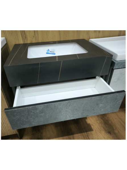 Раковина с тумбой Debora S003-70BM с зеркалом